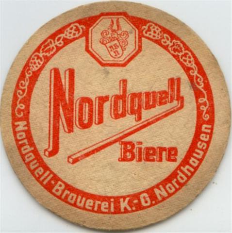 nordhausen ndh-th nordquell 1b (rund215-nordquell biere-rot)